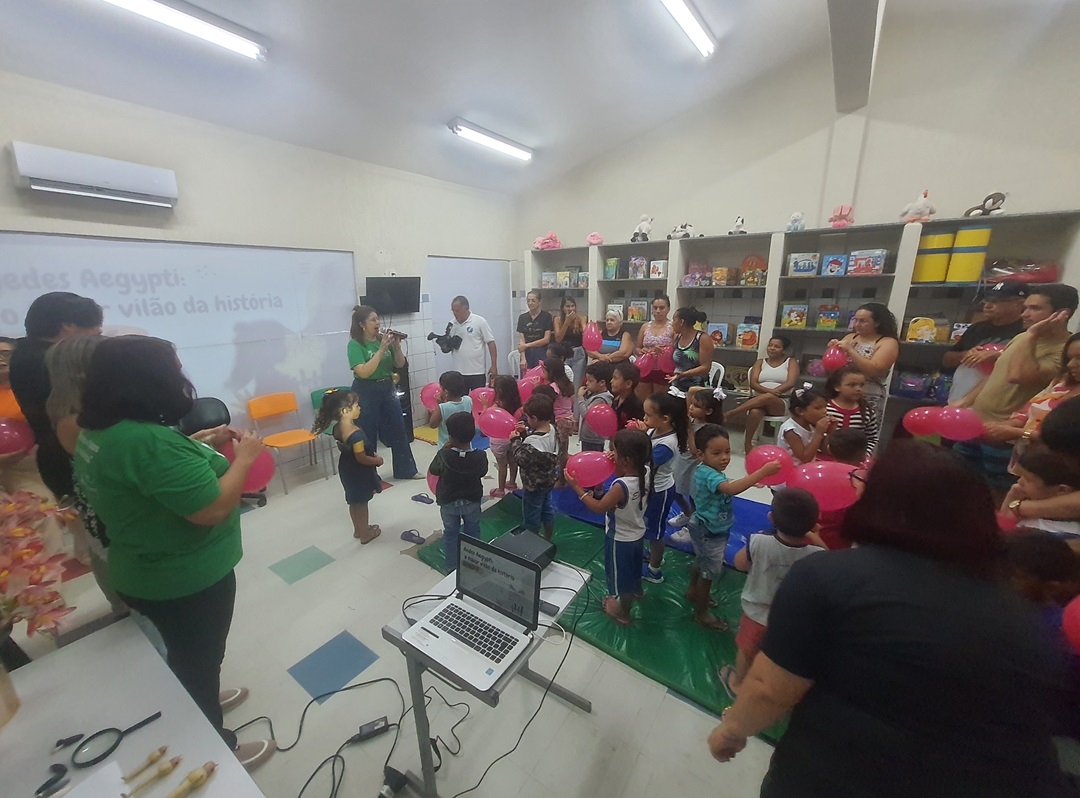 Projeto Juntos no Combate à Dengue em Natal inicia ações em CMEI no bairro de Igapó