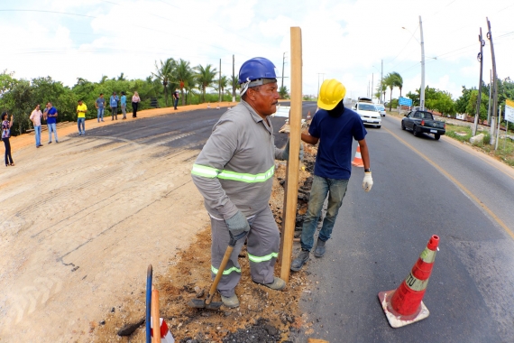 Obra da avenida Felizardo Moura entra em nova fase