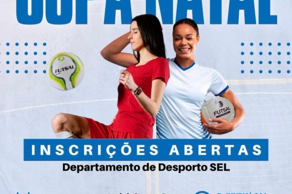 Inscrições para Copa Natal de Futsal Feminino estão abertas até o dia 8 de maio