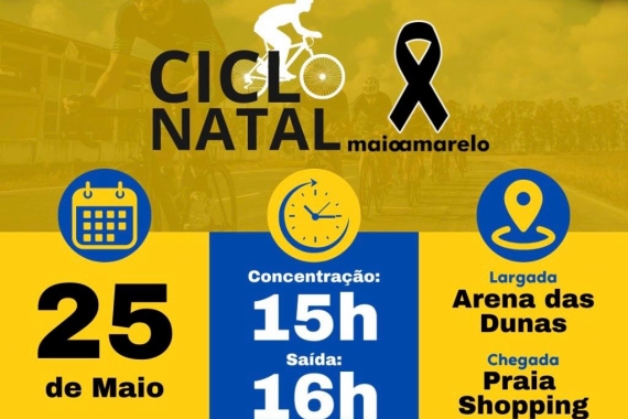 Estão abertas as inscrições para o “Ciclo Natal – Maio Amarelo”
