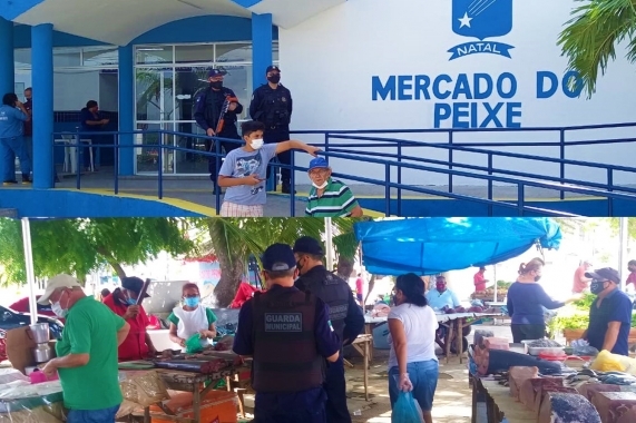 Patrulhamento da Guarda é intensificado no Mercado do Peixe durante Semana Santa