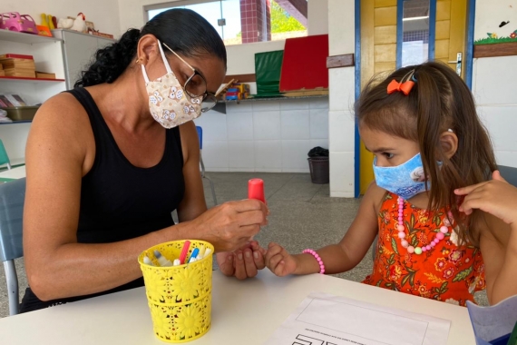 Projeto destaca protagonismo das mães no CMEI Professora Rosalba Dias