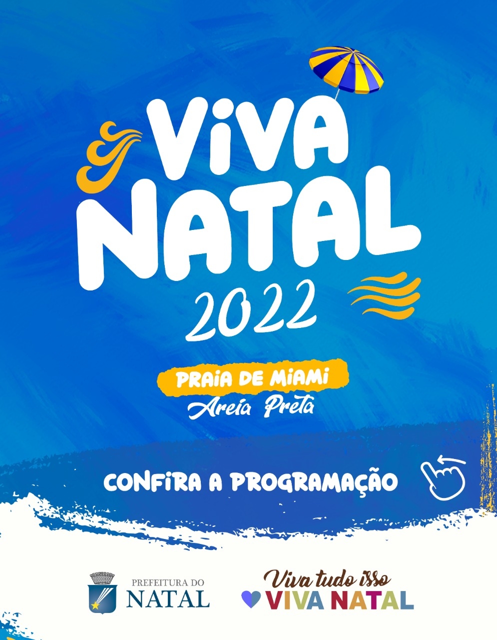 Viva Natal nas Praias acontece de sexta a domingo na Praia de Miami 