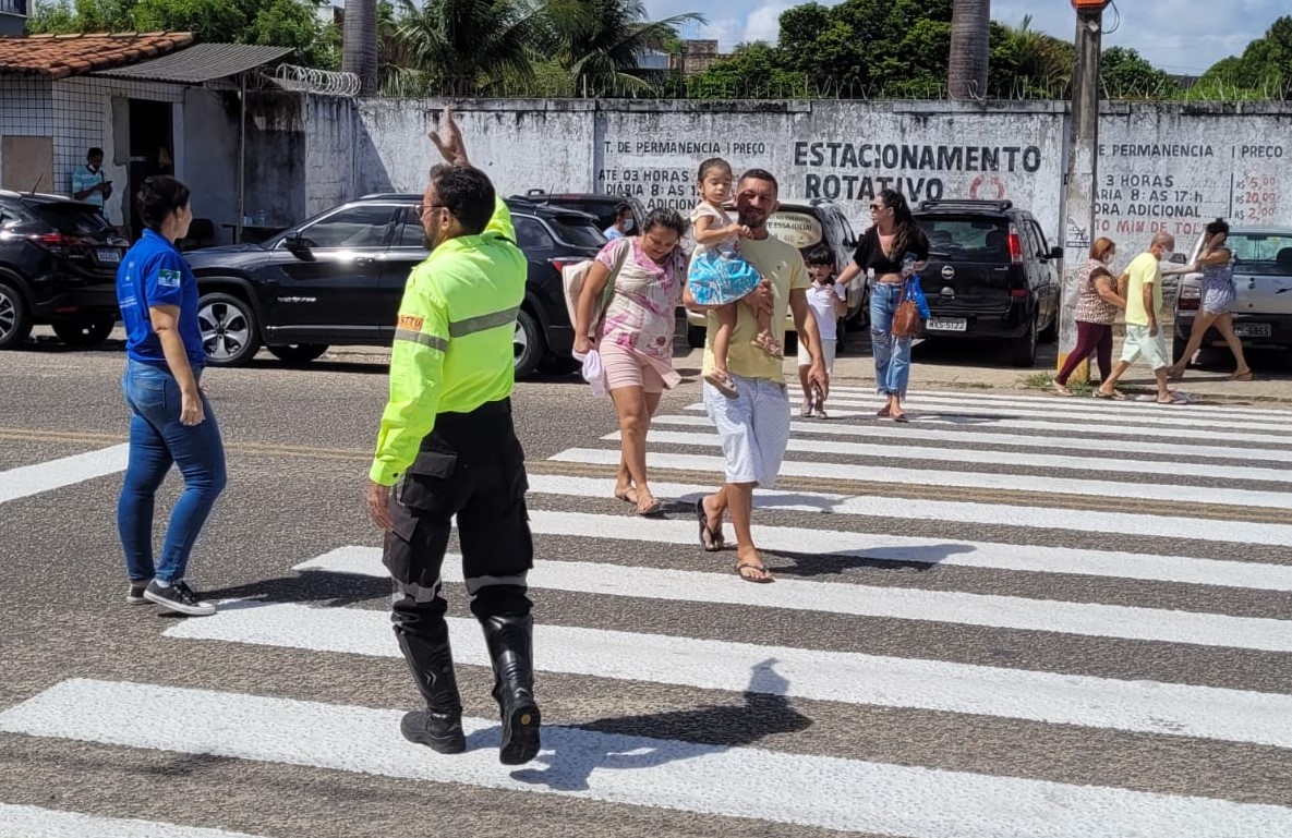 STTU reforça campanha de valorização do pedestre
