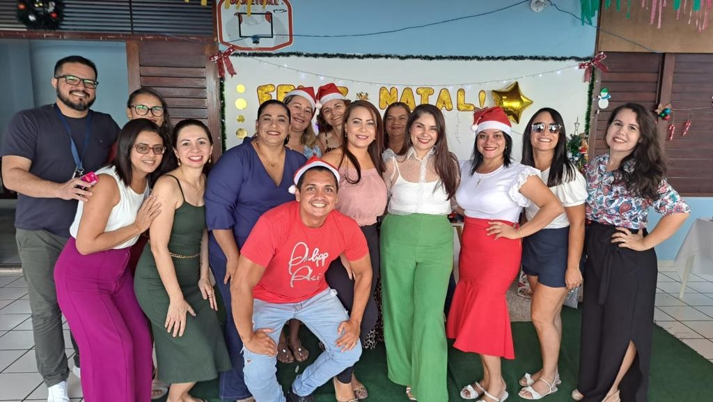 Festa Natalina alegra crianças e adolescentes da Unidade de Acolhimento II 