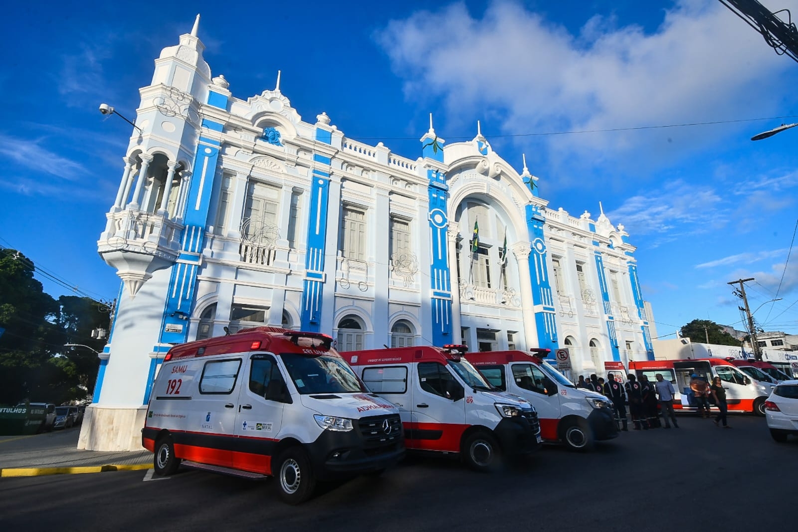 Samu Natal ganha seis novas ambulâncias de suporte avançado 
