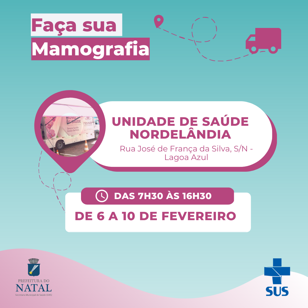 UBS Nordelândia recebe Serviço itinerante de mamografia