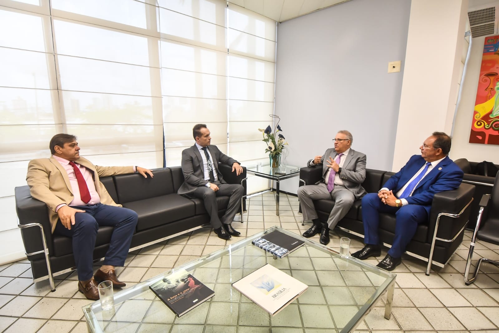 Prefeito em exercício visita presidência do TRT-RN