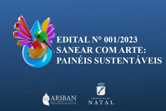 Semana da Água 2023: Arsban lança edital “Sanear com arte”