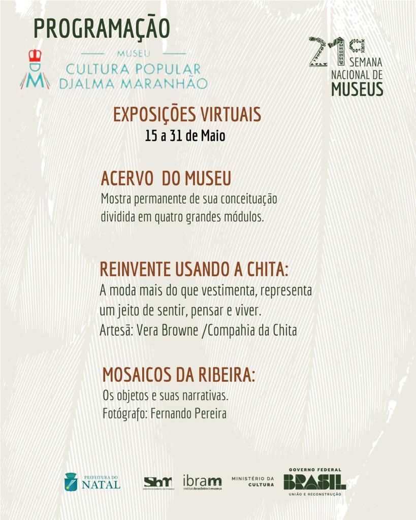 Museu de Cultura Popular Djalma Maranhão disponibiliza exposição virtual 