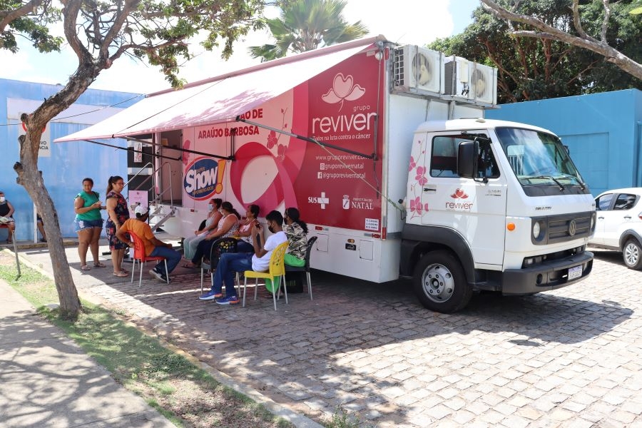 Serviço itinerante de mamografia chega ao bairro Lagoa Azul, na Zona Norte de Natal