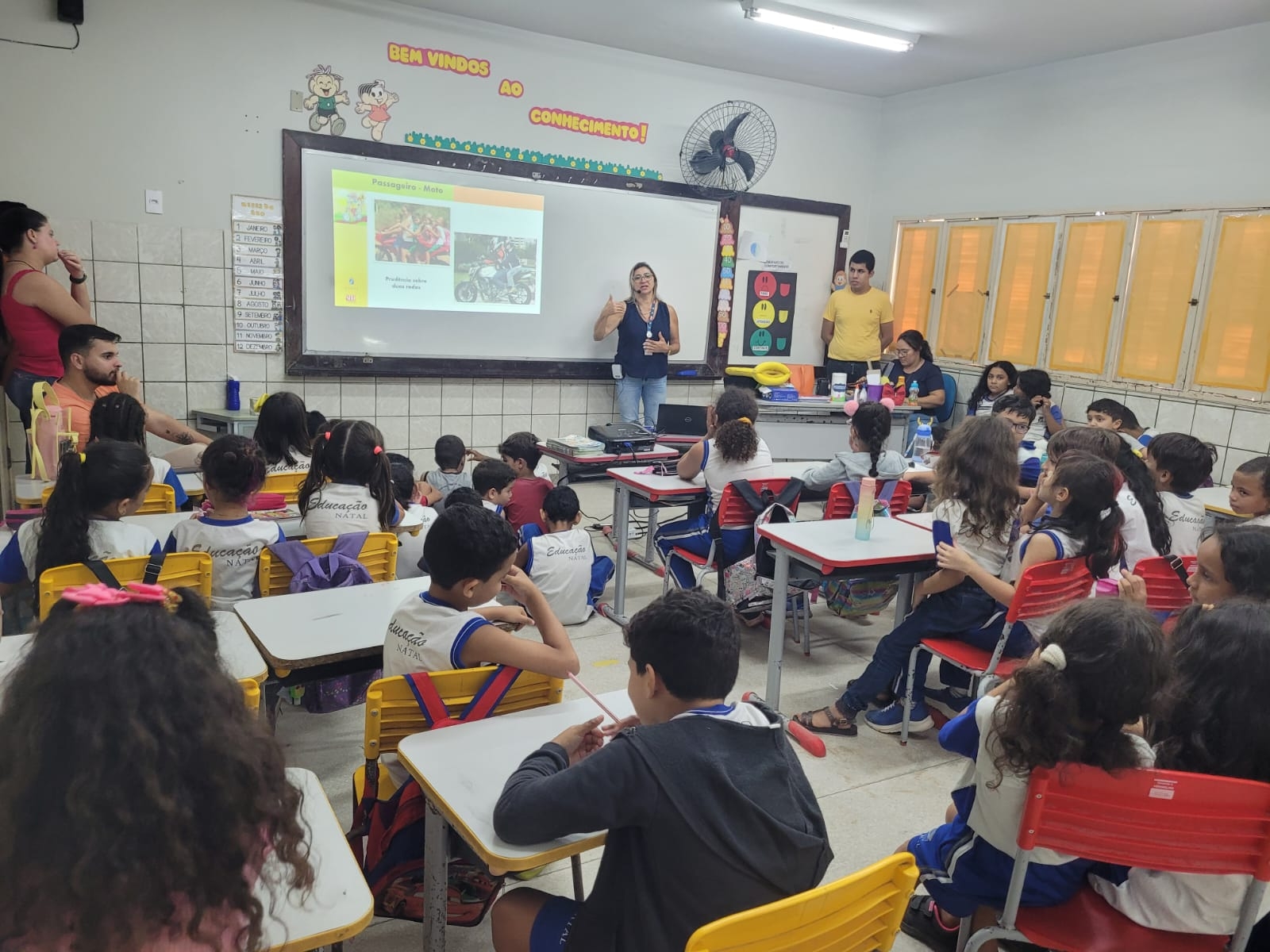 STTU leva noções sobre mobilidade segura para alunos da Escola Professor Ascendino de Almeida