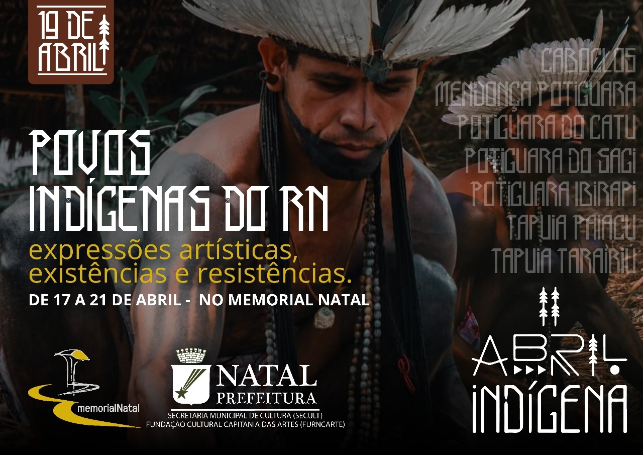 Exposição gratuita no Parque da Cidade celebra a cultura e resistência dos povos indígenas do RN