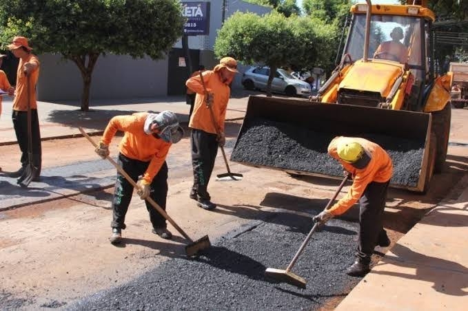 Cidade da Esperança recebe aplicação de asfalto nesta terça-feira