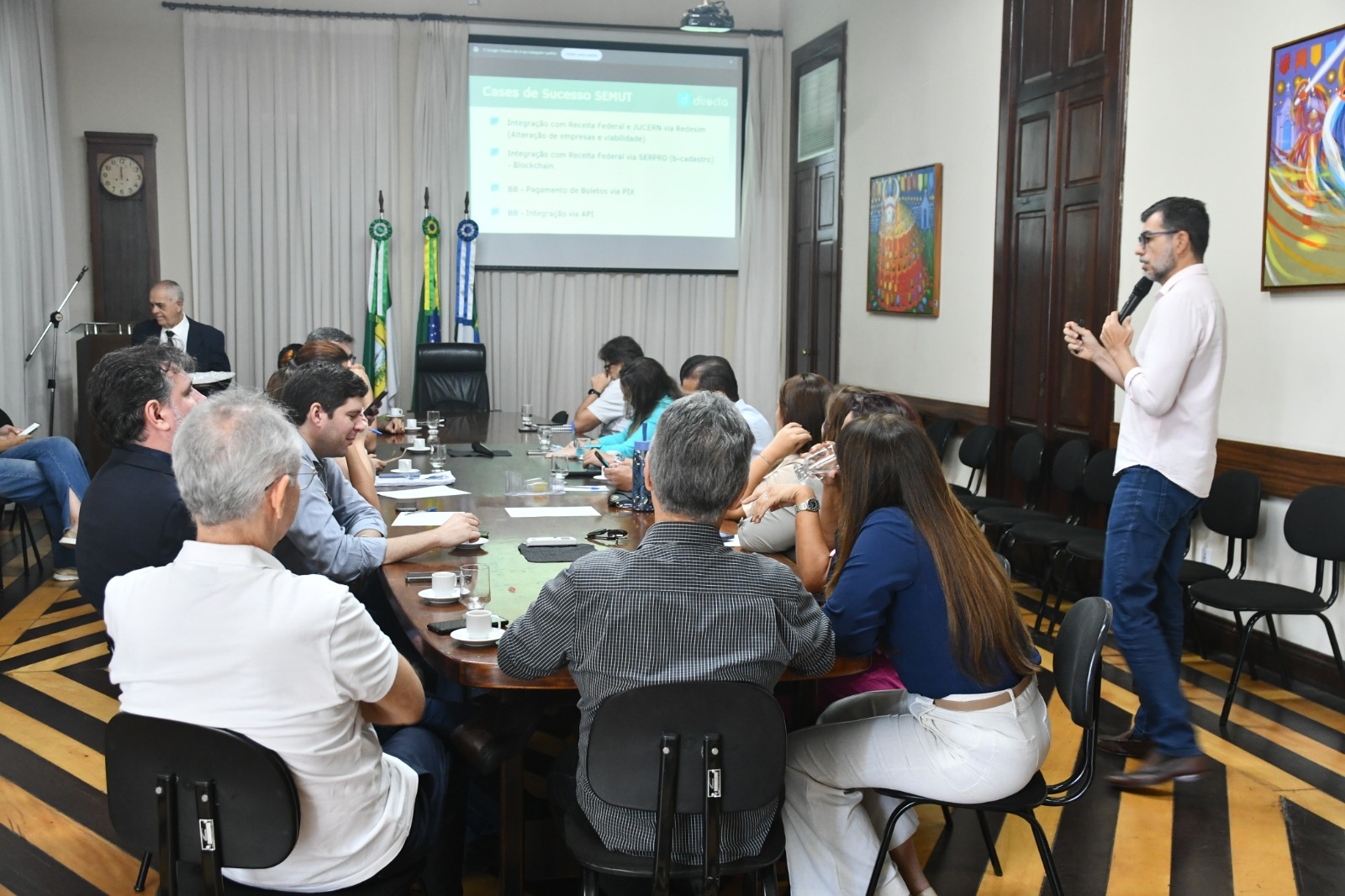 Inovações do Portal Directa são apresentadas em reunião com secretários da Prefeitura
