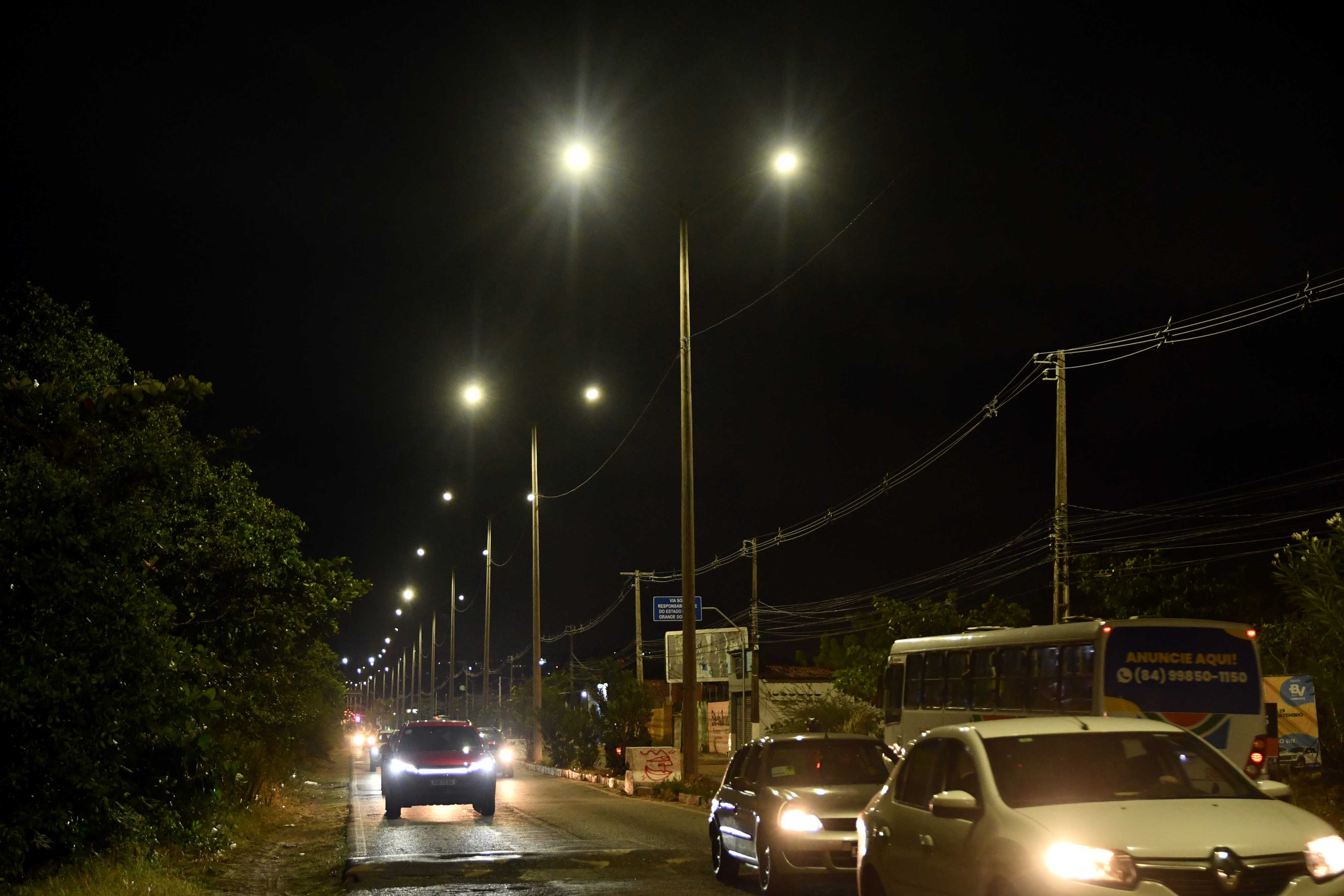 Prefeitura avança na modernização da iluminação pública com tecnologia LED e amplia segurança 