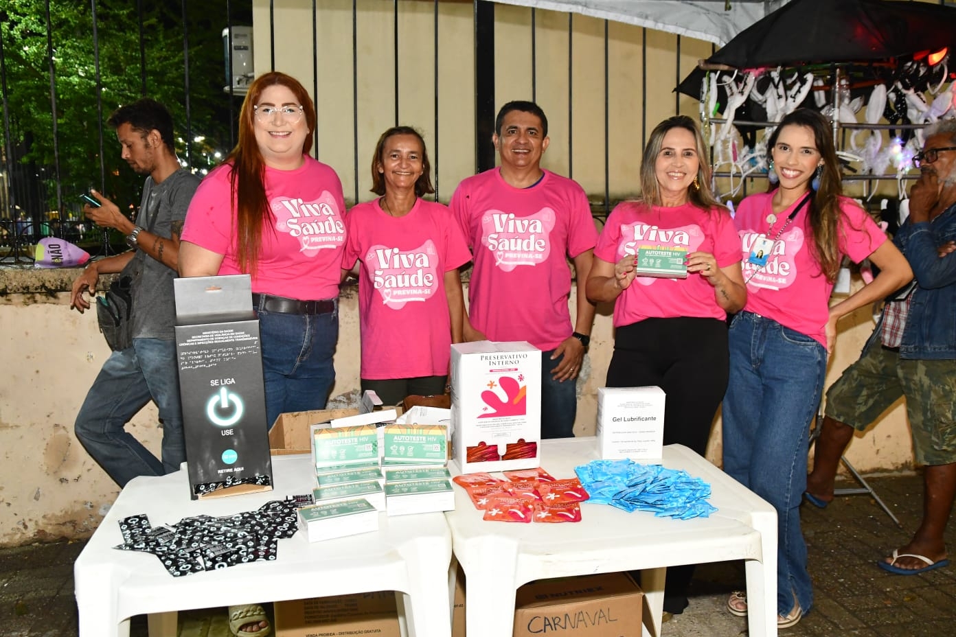 “Viva Saúde” leva prevenção para o Carnaval de Natal
