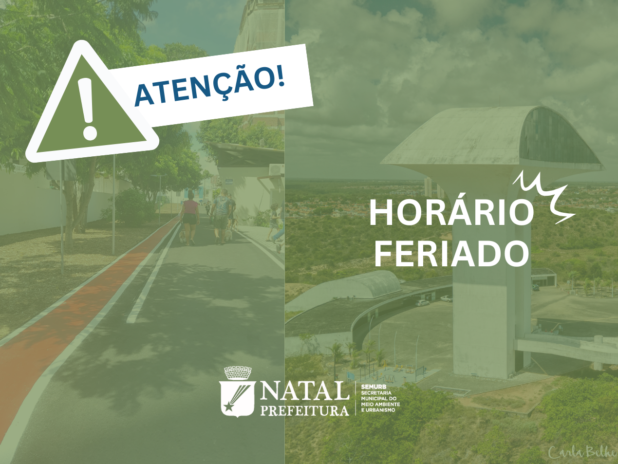 Confira funcionamento do Bosque das Mangueiras e Parque da Cidade no 1º de Maio