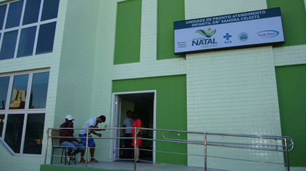 Secret&aacute;ria e promotora visitam novo Sandra Celeste