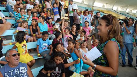 Estudantes do Munic&iacute;pio participam de aula no Machad&atilde;o