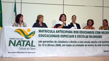 Lan&ccedil;ada a matr&iacute;cula antecipada para educandos com necessidades especiais