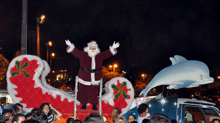 Natal em Natal: Papai Noel visita Zona Norte