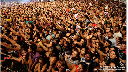 Show de Daniel leva multid&atilde;o &agrave; zona Norte de Natal